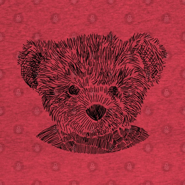 Teddy Bear Sketch by ellenhenryart